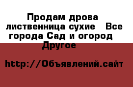 Продам дрова, лиственница,сухие - Все города Сад и огород » Другое   